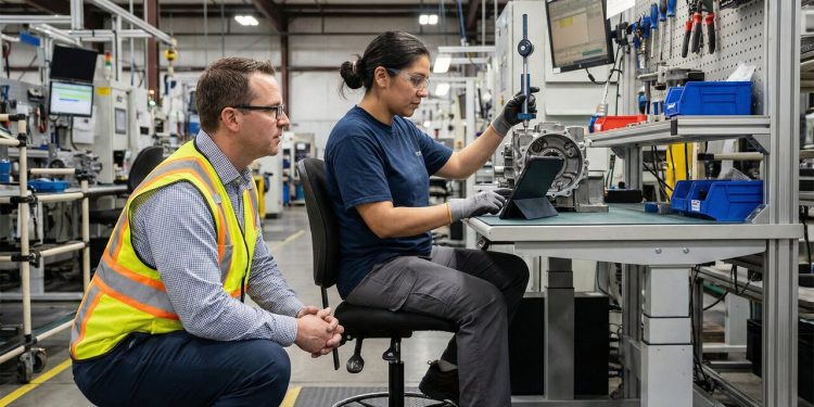 A análise de cada movimento e a altura exata de uma bancada: é assim que a ergonomia previne lesões e aumenta a produtividade da indústria