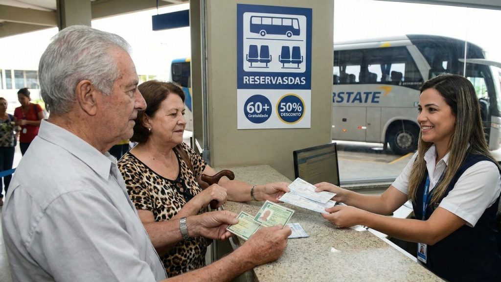Atenção idosos, a lei federal garante sua passagem de ônibus gratuita em viagens entre estados