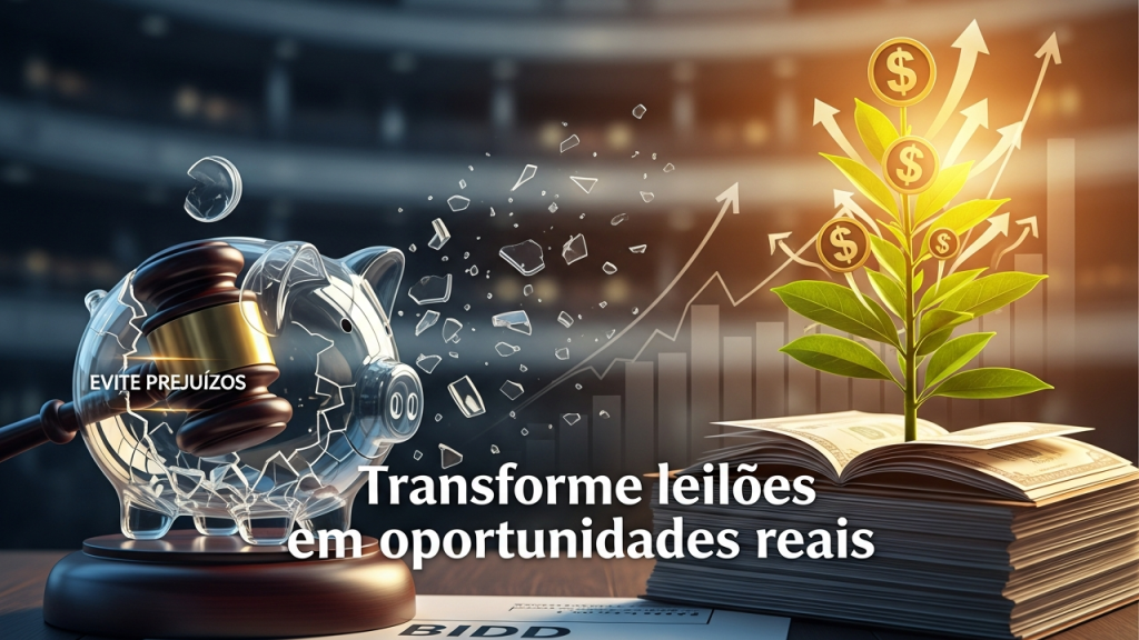 Evite prejuízos e transforme leilões em oportunidades reais