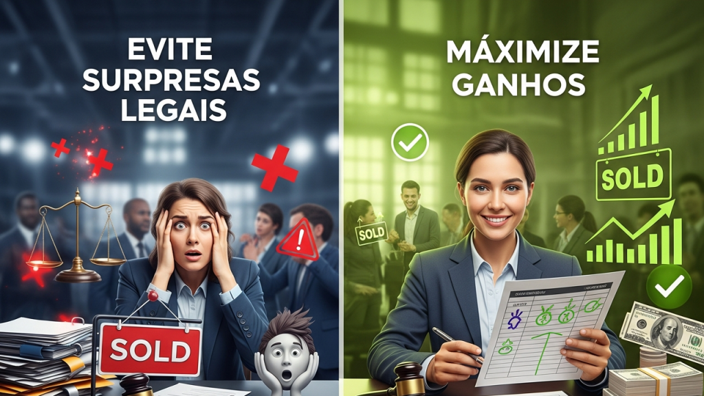 Evite surpresas legais e maximize ganhos em leilões judiciais