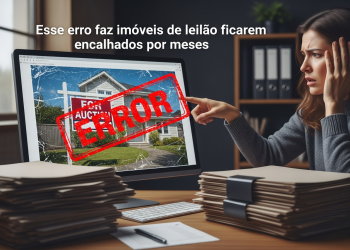 Esse erro faz imóveis de leilão ficarem encalhados por meses