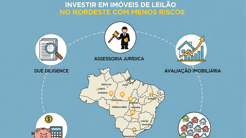 7 fatores decisivos para investir em imóveis de leilão no Nordeste com menos riscos