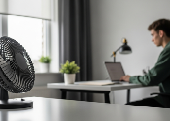 Três ventiladores portáteis que cabem na mesa, na mochila e no orçamento