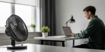 Três ventiladores portáteis que cabem na mesa, na mochila e no orçamento