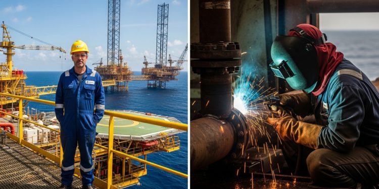 Os cargos offshore mais bem pagos de 2025 oferecem salários acima de 20 mil e bônus milionários