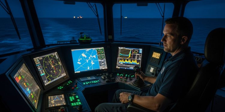 R$ 18 mil por mês e escalas flexíveis mostram por que brasileiros comemoram a carreira de operador que domina navios sem esforço físi