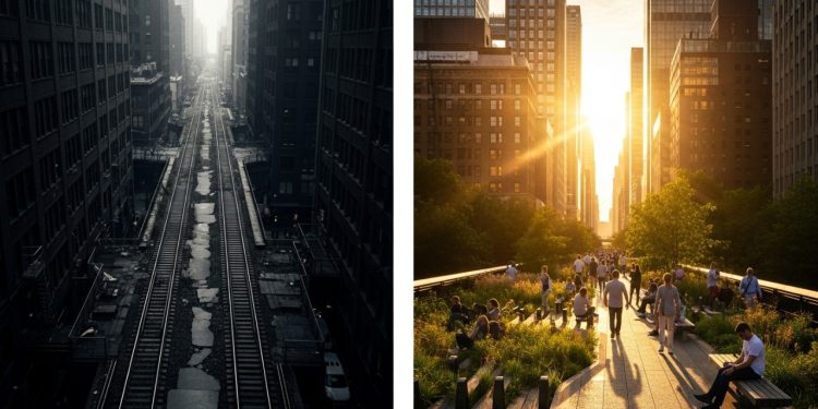 O parque elevado que regenerou bairros inteiros e redefiniu a qualidade de vida urbana