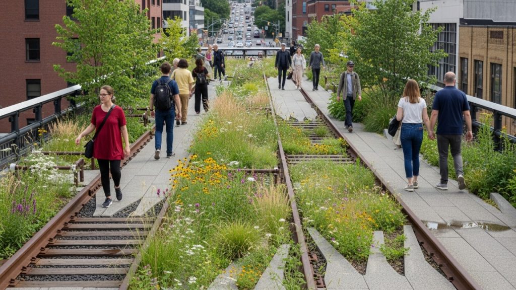 O parque elevado que regenerou bairros inteiros e redefiniu a qualidade de vida urbana