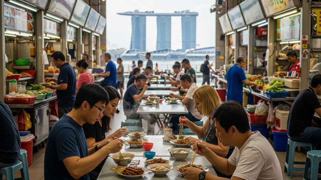 Entre luxo e comida barata, Singapura revela o contraste que intriga turistas