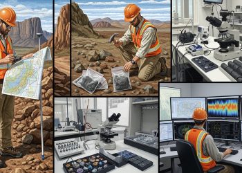 Geólogo de Exploração ganha acima de R$ 8 mil ao mapear reservas minerais e energéticas que impulsionam mineração e petróleo no Brasil