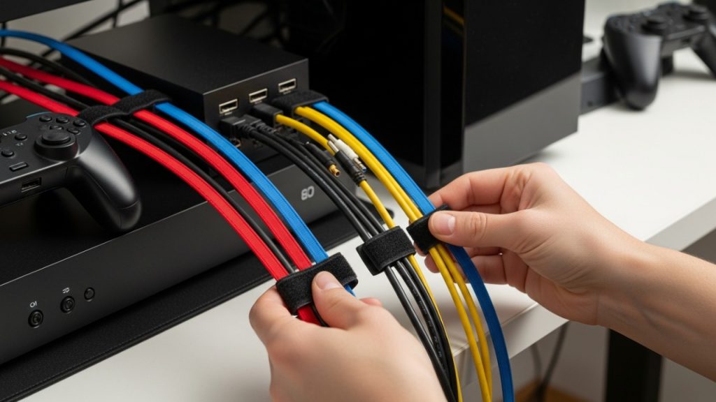 O organizador de cabos barato que protege eletrônicos e elimina o caos dos fios