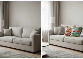 O detalhe barato que transforma o visual do sofá em minutos