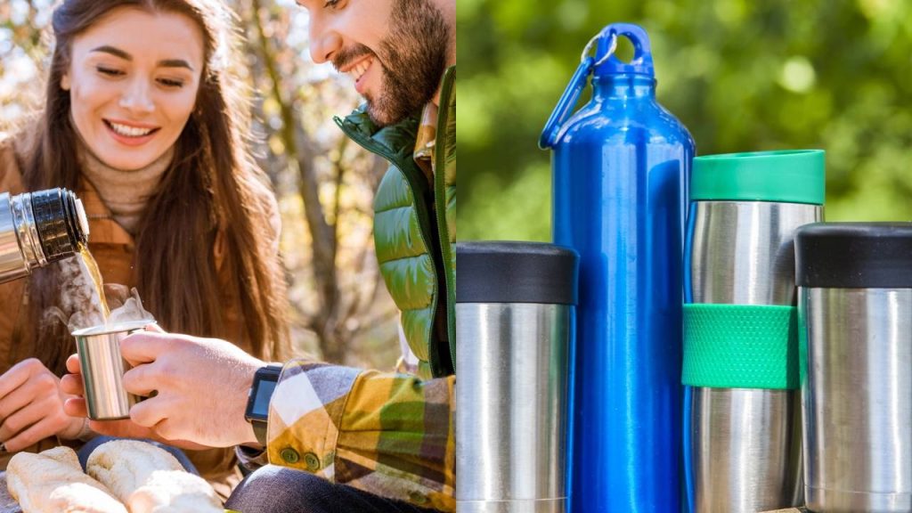 Garrafas térmicas de R$ 39 chamam atenção por vedação forte e ótimo isolamento