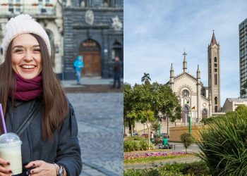A cidade que muda a rotina de quem busca acolhimento no frio intenso