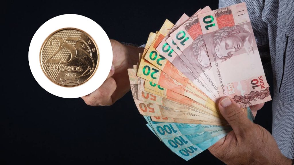 Moeda de 25 centavos está sendo vendida por até 2 mil reais para colecionadores