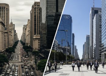 Avenida de São Paulo vira o principal corredor financeiro da cidade; com dezenas de torres corporativas, ela concentra bancos e multinacionais