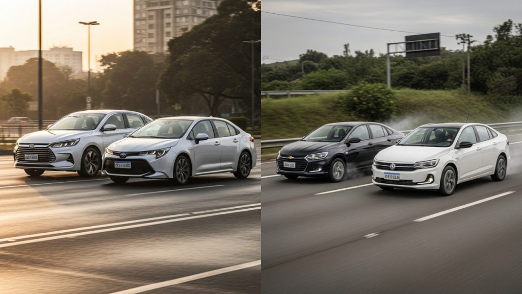Os carros que percorrem mais quilômetros gastando menos gasolina