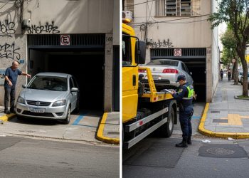 O erro ao estacionar que bloqueia a garagem, gera multa e pode levar seu carro direto para o guincho