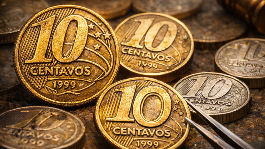 Uma moeda de baixo valor virou alvo de colecionadores e pode render até R$ 200