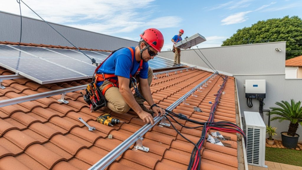 Instalar painéis solares exige curso rápido e paga comissões gordas em um mercado que não para de crescer com a crise energética