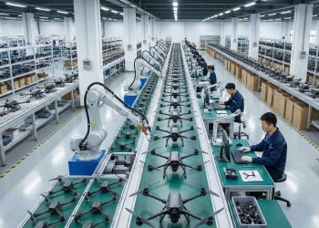 Com carcaças de fibra de carbono e motores que giram 10 mil vezes por minuto, é assim que a indústria fabrica o drone de alta tecnologia