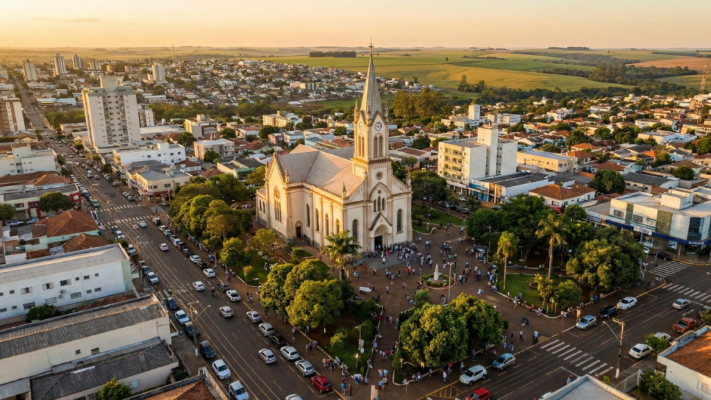 Cidade planejada do Paraná chama atenção pelo desenvolvimento econômico e bem-estar