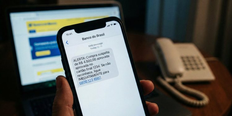 Clientes do Banco do Brasil estão caindo neste golpe que começa com um SMS