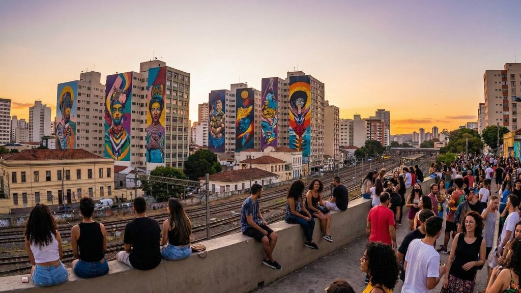 Com apenas 500 metros, rua em BH virou o mirante mais famoso da cidade, com vista para murais de arte urbana e a vida boêmia
