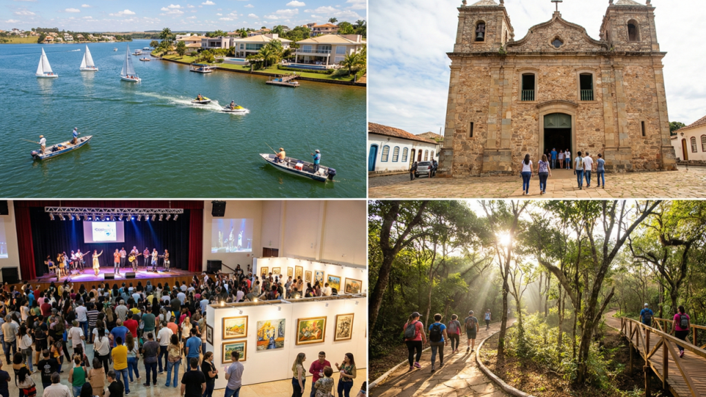 Município próximo a Brasília une clima estável e desenvolvimento urbano