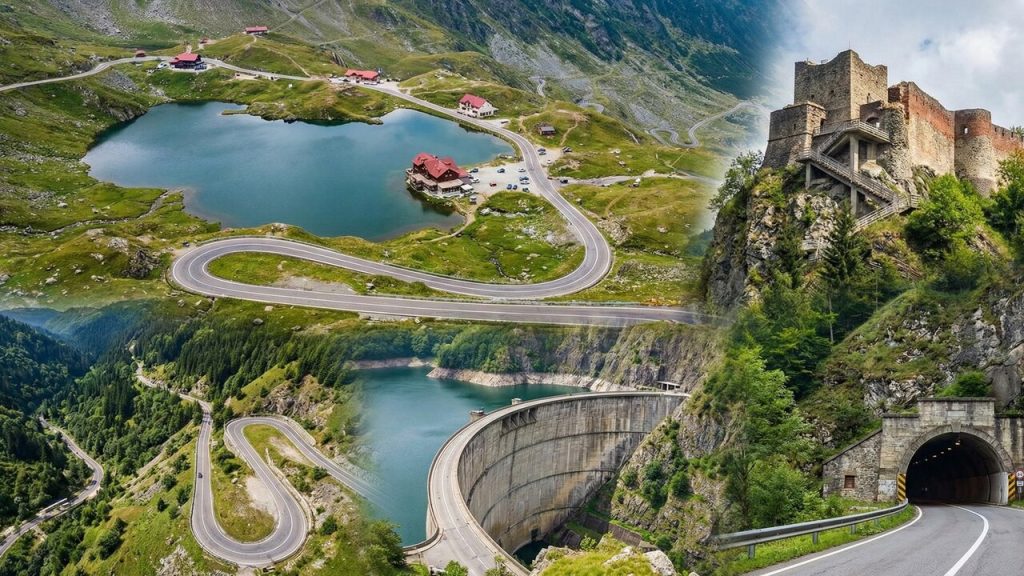 A rodovia romena sobe a 2.042m de altitude com mais de 80 túneis e viadutos; a Transfagarasan é o caminho de asfalto mais impressionante da Europa