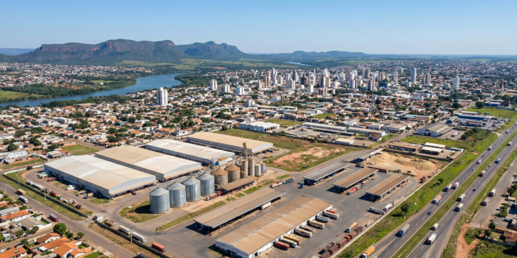 Cidade estratégica de Mato Grosso cresce com força industrial e logística