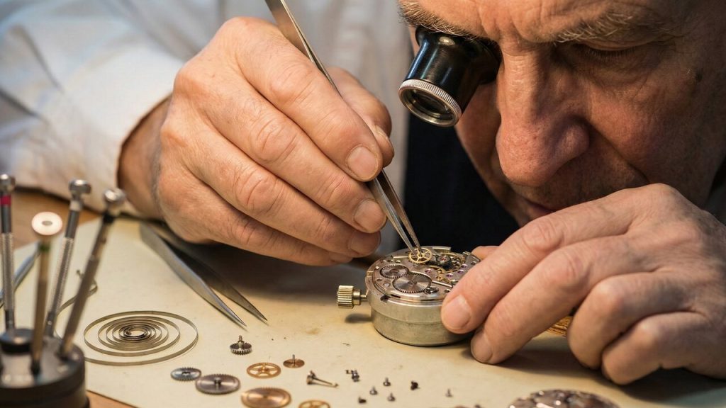 Com mais de 100 peças microscópicas e montagem manual com pinças: é assim que a relojoaria de luxo cria máquinas do tempo no pulso