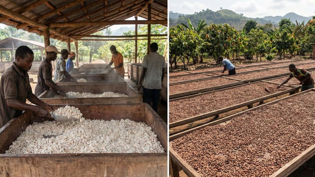 Sementes fermentadas, torradas e moídas por horas: é assim que o cacau se transforma na barra de chocolate que você ama