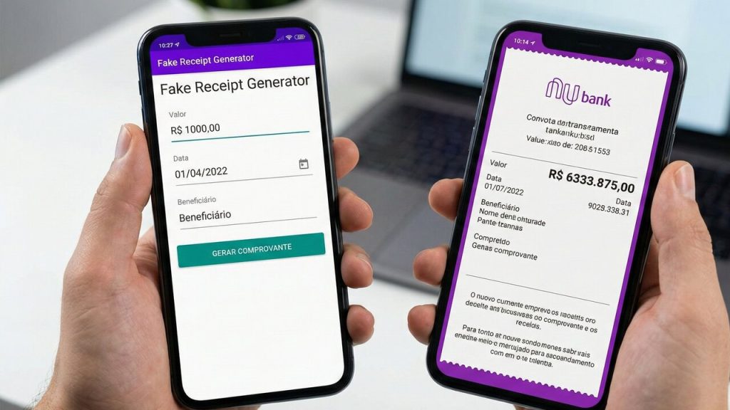 Se você vende produtos pela internet e recebe por Itaú ou Nubank, redobre o cuidado com este detalhe visual no comprovante