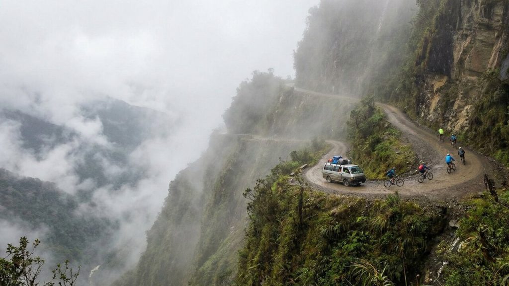 Estrada da Morte na Bolívia e sua geografia andina