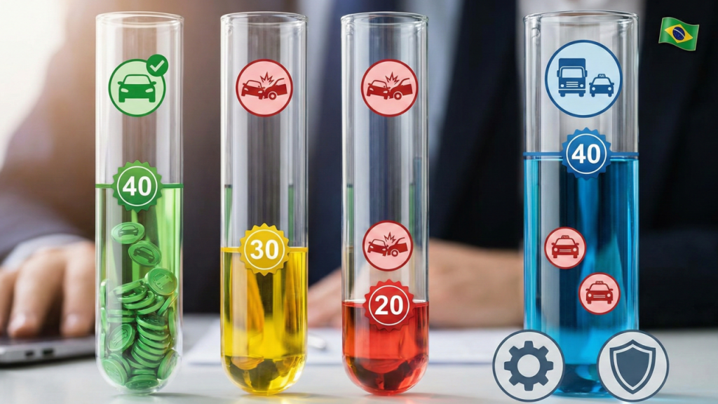 A regra de pontuação da CNH que depende do tipo de infração cometida no ano