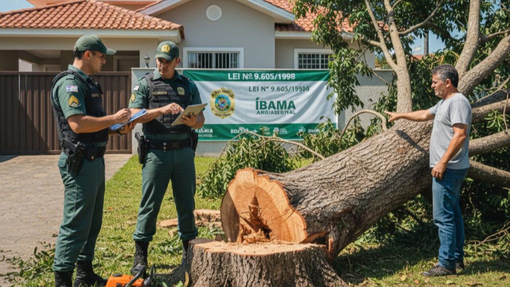 A lei que pune com multa e detenção o corte ilegal de árvores está em vigor no Brasil