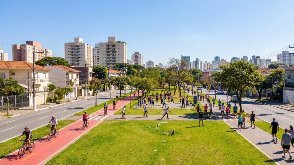 Avenida paulistana ganha fama como a academia a céu aberto da cidade; com sua ciclovia e pista de corrida, ela atrai milhares de atletas