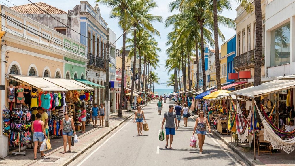 Avenida de Fortaleza vira um shopping a céu aberto; com 2 km de extensão, ela se tornou um dos maiores corredores de moda e artesanato do Ceará