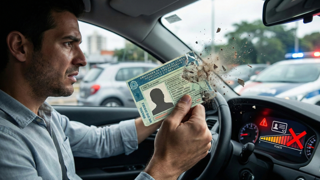 Novo limite de pontos na CNH pode suspender sua habilitação mais rápido do que imagina