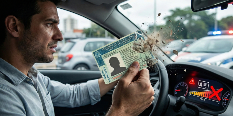 Novo limite de pontos na CNH pode suspender sua habilitação mais rápido do que imagina