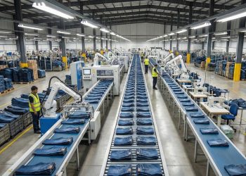 Milhares de litros de água, feixes de laser e tingimento com índigo: é assim que o algodão bruto vira a calça jeans que você usa