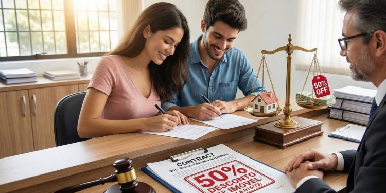 Se você vai comprar seu primeiro imóvel pela Caixa, a lei te garante 50% de desconto no cartório