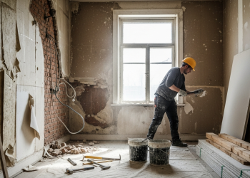 Reformar imóvel de leilão para vender exige cálculo preciso dos custos de obra para garantir que o lucro final valha o esforço do investimento