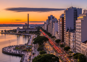 Essa é a capital gaúcha onde o frio rigoroso ocasional surpreendem turistas