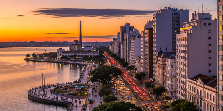 Essa é a capital gaúcha onde o frio rigoroso ocasional surpreendem turistas