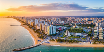 Capital do Ceará consolidou-se como o destino ideal para famílias e turistas que buscam 34 km de praias ensolaradas e parques aquáticos modernos