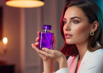 Perfumes de lavanda elegantes que passam sensação de limpeza