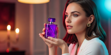 Perfumes de lavanda elegantes que passam sensação de limpeza