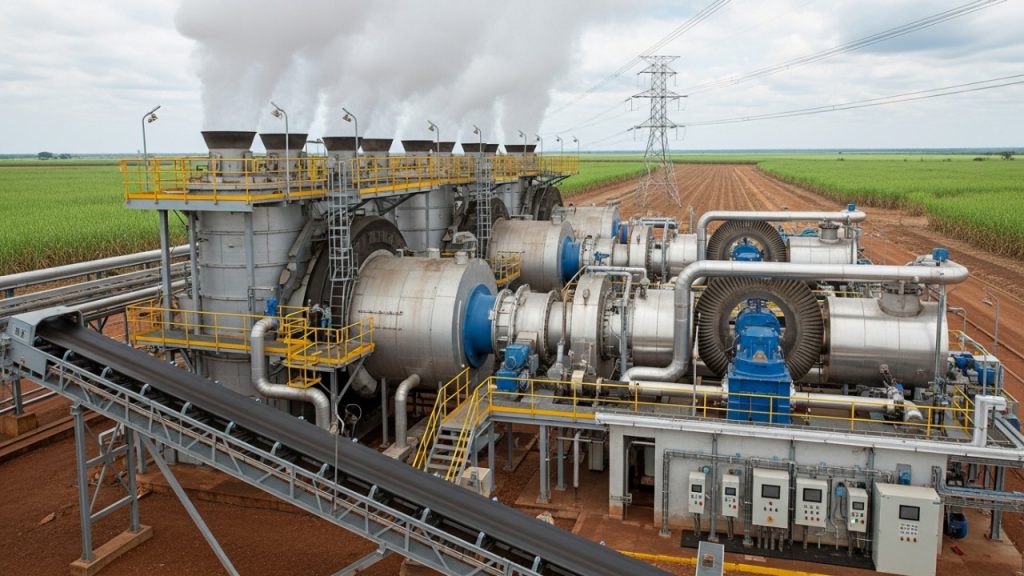 Com toneladas de cana esmagadas todos os dias, é assim que o açúcar e o etanol nascem nos engenhos modernos